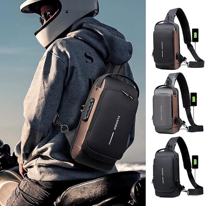 🔥 SecureStyle🔐 Compact Anti-Theft Waterproof Backpack | Perfect for Daily Use, Travel & Adventures 🕺🏻🔥