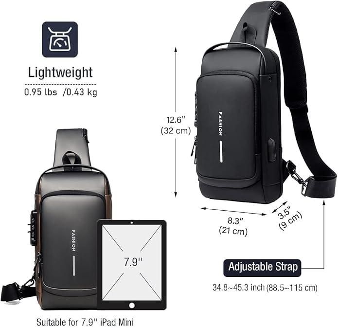 🔥 SecureStyle🔐 Compact Anti-Theft Waterproof Backpack | Perfect for Daily Use, Travel & Adventures 🕺🏻🔥