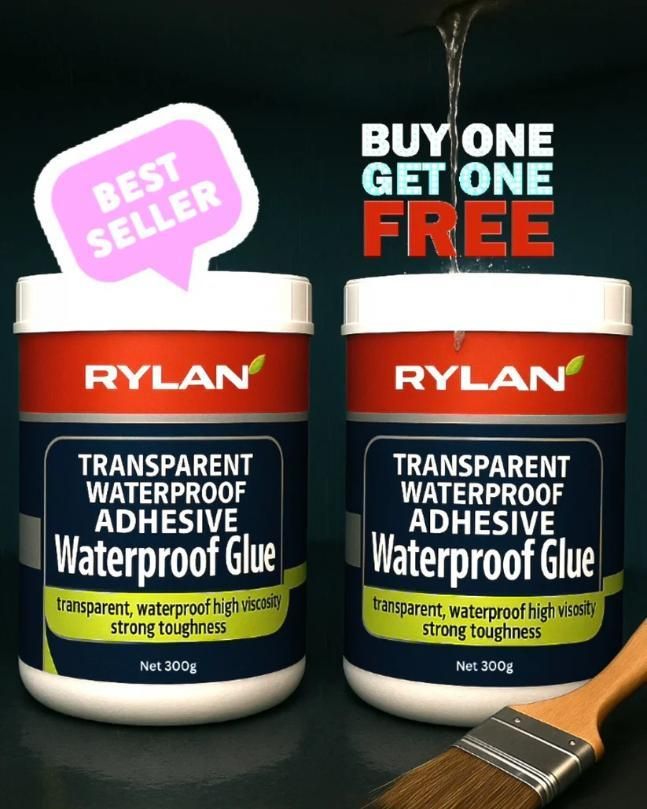 💧Transparent Waterproof Glue Plus Brush - Up to 50% Off Today🔥 (Buy 1 Get 1 Free)