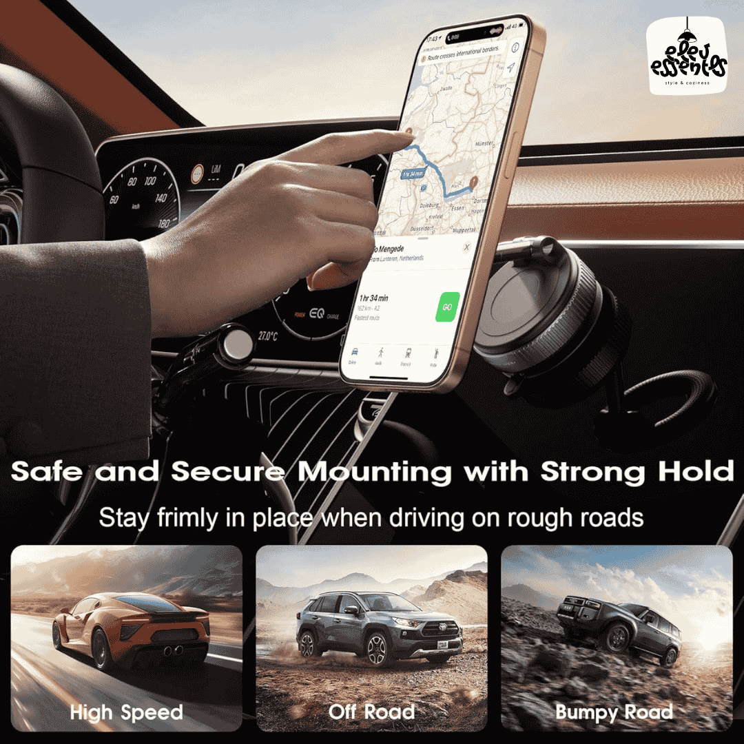 MagPro 360 Magnetic Phone Holder - No Slips, Strong Grip, Zero Worries
