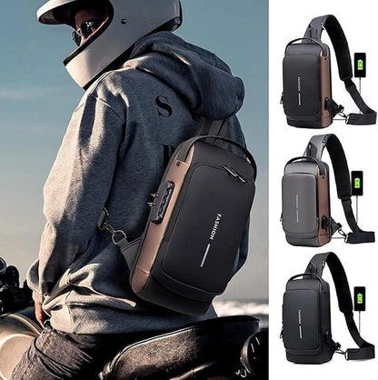 🔥 SecureStyle🔐 Compact Anti-Theft Waterproof Backpack | Perfect for Daily Use, Travel & Adventures 🕺🏻🔥