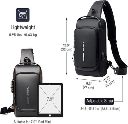 🔥 SecureStyle🔐 Compact Anti-Theft Waterproof Backpack | Perfect for Daily Use, Travel & Adventures 🕺🏻🔥