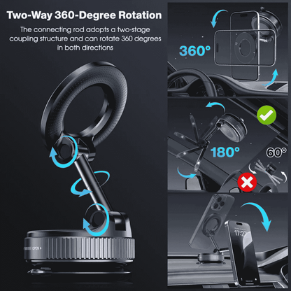 MagPro 360 Magnetic Phone Holder - No Slips, Strong Grip, Zero Worries